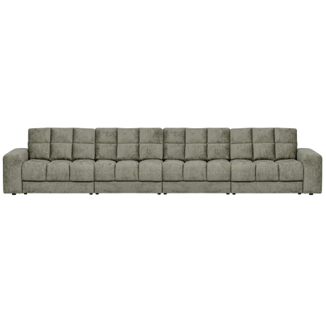 Second Date 4 Zits Bank Structure Velvet Frost van WOOOD – Luxe comfort op maat van PureWonen. Vraag naar de beste prijs.