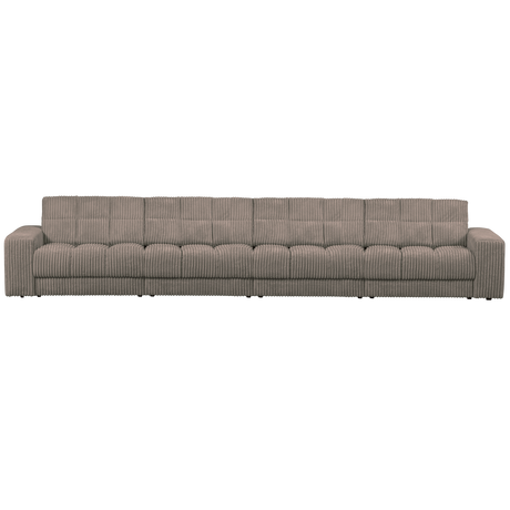 Second Date 4 Zits Bank Grove Ribstof Mud van WOOOD – Luxe comfort op maat van PureWonen. Vraag naar de beste prijs.