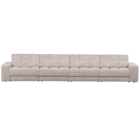 Second Date 4 Zits Bank Grove Ribstof Naturel van WOOOD – Luxe comfort op maat van PureWonen. Vraag naar de beste prijs.
