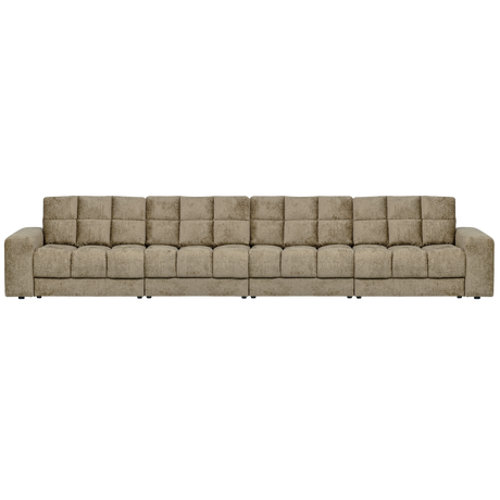 Second Date 4 Zits Bank Structure Velvet Wheatfield van WOOOD – Luxe comfort op maat van PureWonen. Vraag naar de beste prijs.