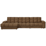 Second Date Chaise Longue Links Structure Velvet Brass van WOOOD – Luxe comfort op maat van PureWonen. Vraag naar de beste prijs.