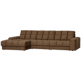 Second Date Chaise Longue Links Structure Velvet Brass van WOOOD – Luxe comfort op maat van PureWonen. Vraag naar de beste prijs.