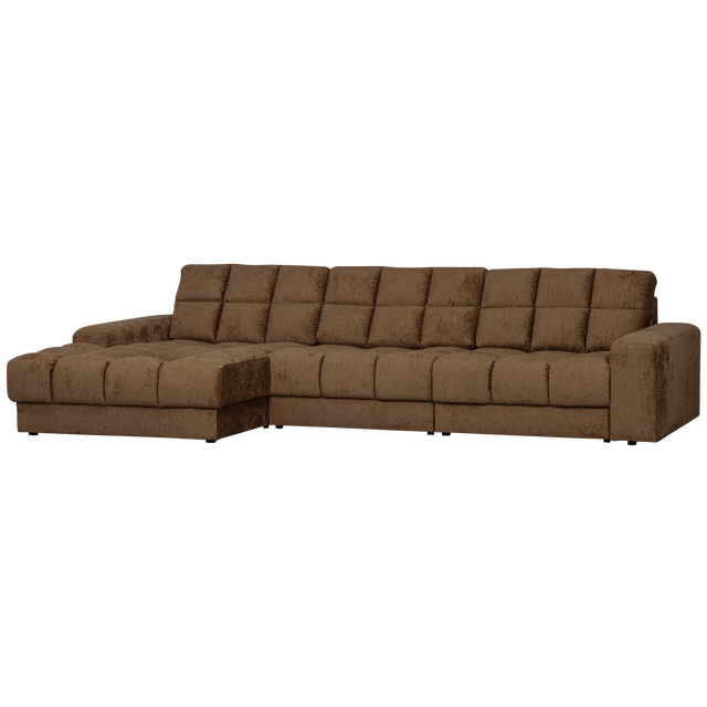 Second Date Chaise Longue Links Structure Velvet Brass van WOOOD – Luxe comfort op maat van PureWonen. Vraag naar de beste prijs.