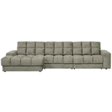 Second Date Chaise Longue Links Structure Velvet Frost van WOOOD – Luxe comfort op maat van PureWonen. Vraag naar de beste prijs.