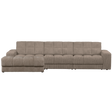 Second Date Chaise Longue Links Grove Ribstof Mud van WOOOD – Luxe comfort op maat van PureWonen. Vraag naar de beste prijs.
