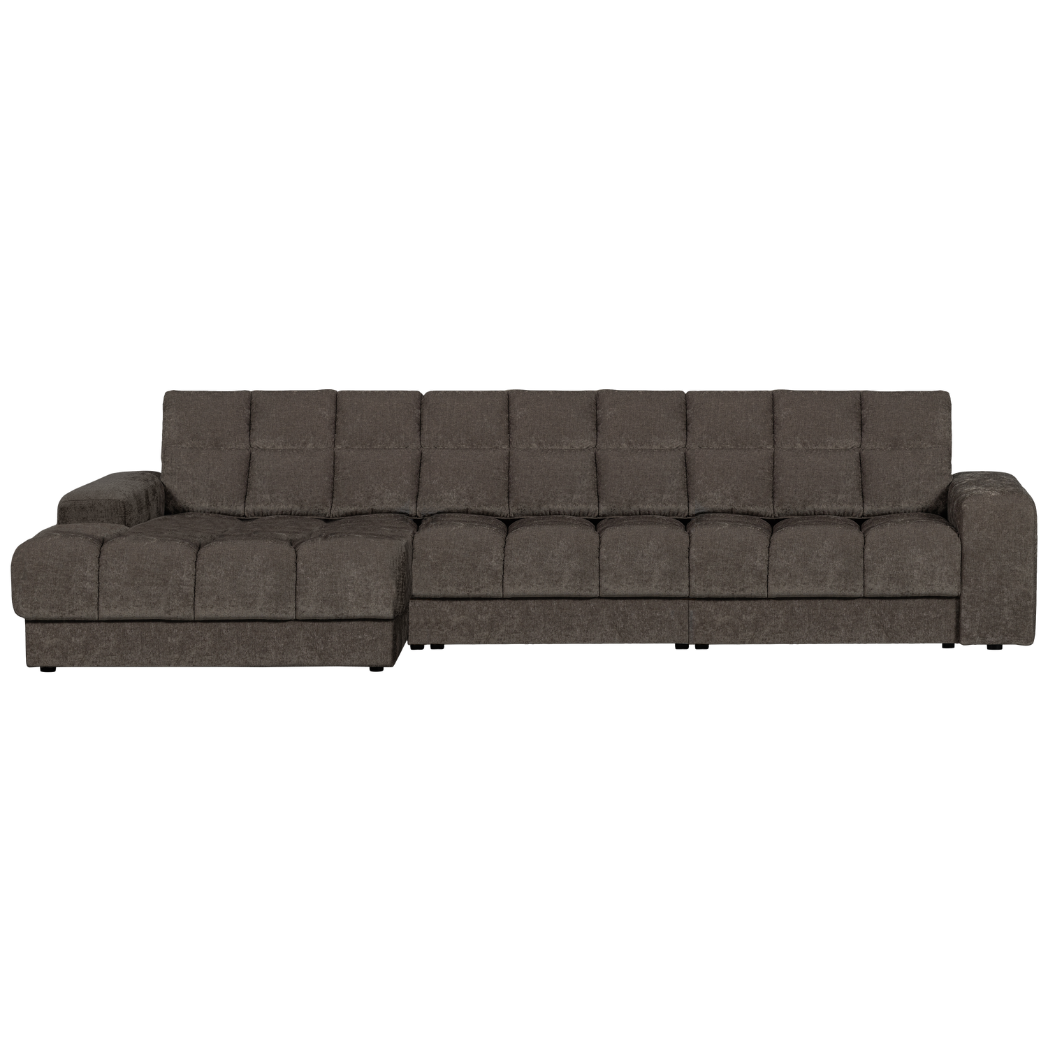 Second Date Chaise Longue Links Vintage Warm Grijs van WOOOD – Luxe comfort op maat van PureWonen. Vraag naar de beste prijs.