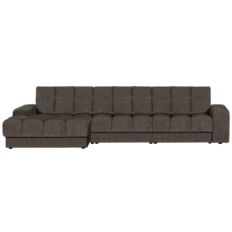 Second Date Chaise Longue Links Vintage Warm Grijs van WOOOD – Luxe comfort op maat van PureWonen. Vraag naar de beste prijs.