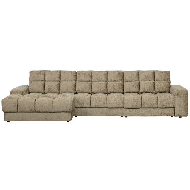 Second Date Chaise Longue Links Structure Velvet Wheatfield van WOOOD – Luxe comfort op maat van PureWonen. Vraag naar de beste prijs.