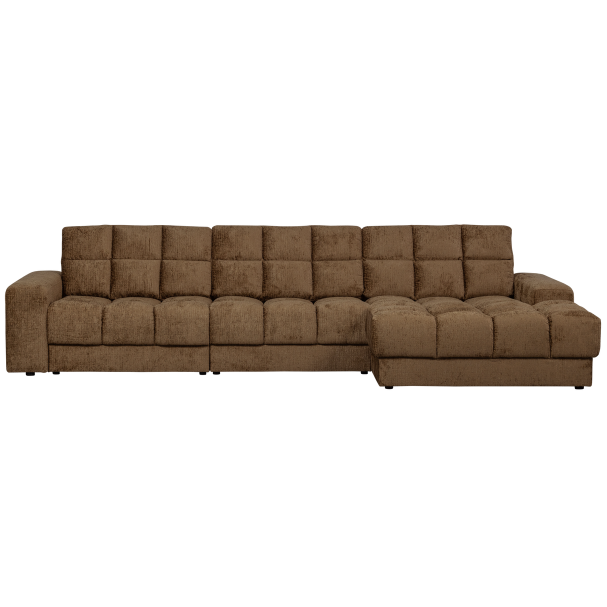 Second Date Chaise Longue Rechts Structure Velvet Brass van WOOOD – Luxe comfort op maat van PureWonen. Vraag naar de beste prijs.