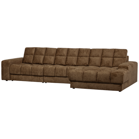 Second Date Chaise Longue Rechts Structure Velvet Brass van WOOOD – Luxe comfort op maat van PureWonen. Vraag naar de beste prijs.