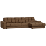 Second Date Chaise Longue Rechts Structure Velvet Brass van WOOOD – Luxe comfort op maat van PureWonen. Vraag naar de beste prijs.