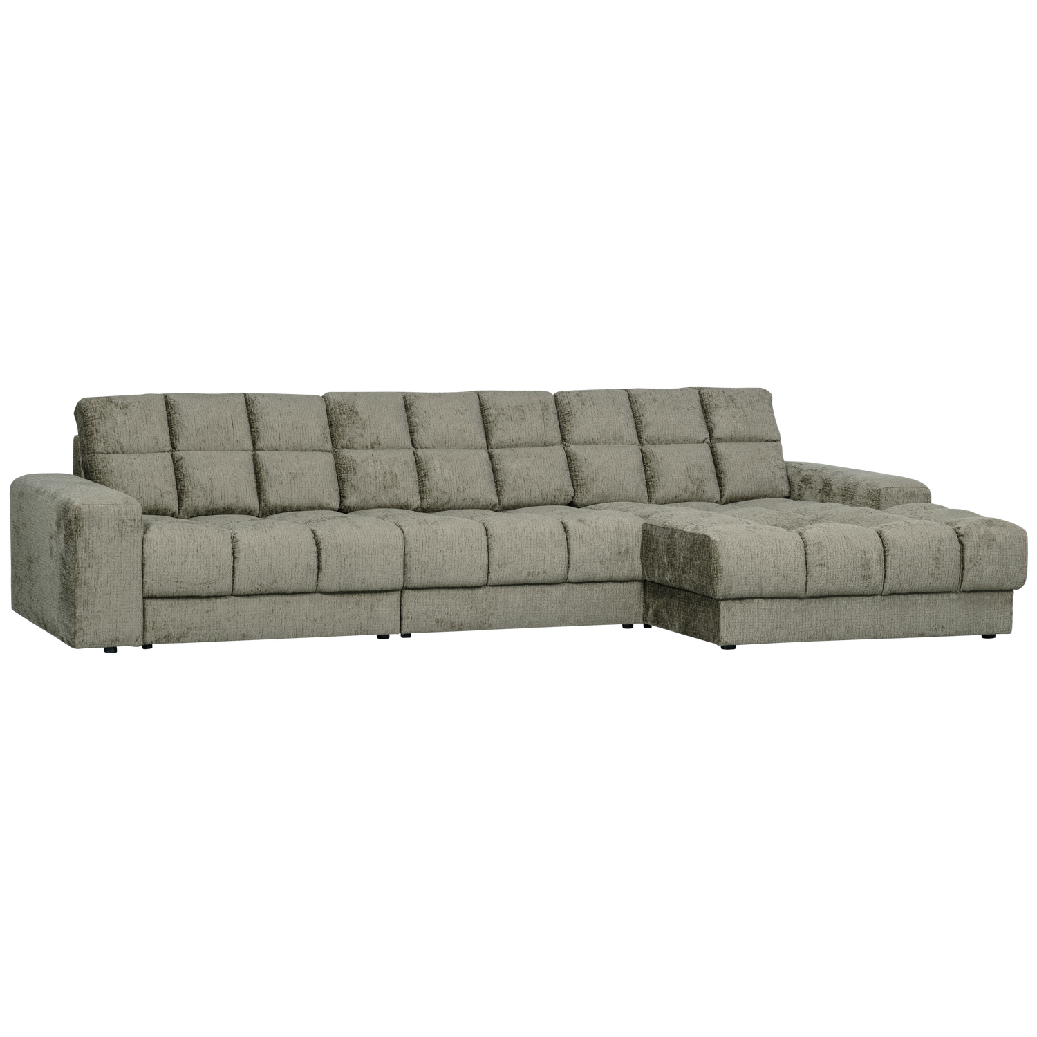 Second Date Chaise Longue Rechts Structure Velvet Frost van WOOOD – Luxe comfort op maat van PureWonen. Vraag naar de beste prijs.