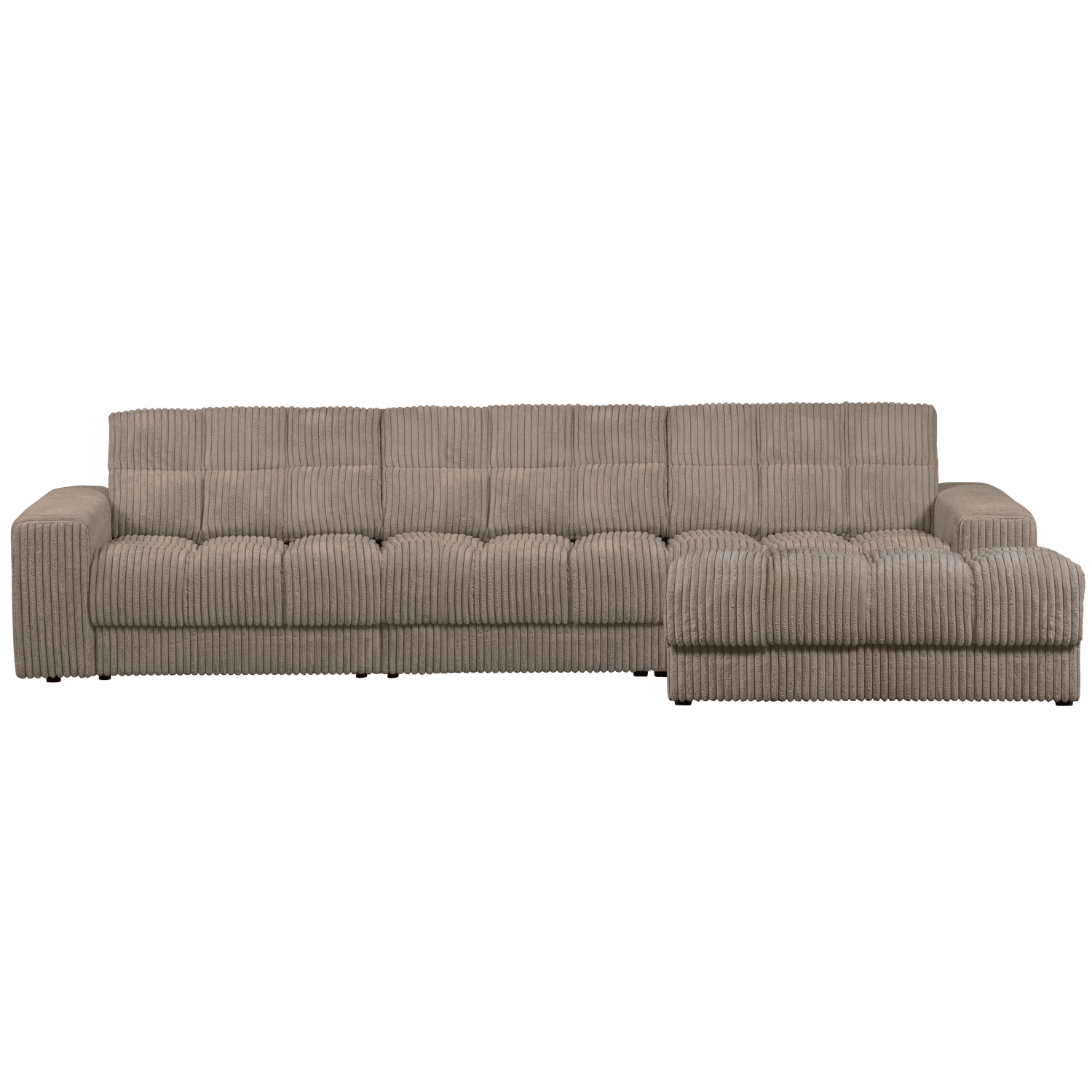 Second Date Chaise Longue Rechts Grove Ribstof Mud van WOOOD – Luxe comfort op maat van PureWonen. Vraag naar de beste prijs.