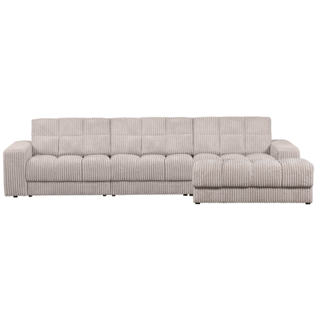 Second Date Chaise Longue Rechts Grove Ribstof Naturel van WOOOD – Luxe comfort op maat van PureWonen. Vraag naar de beste prijs.