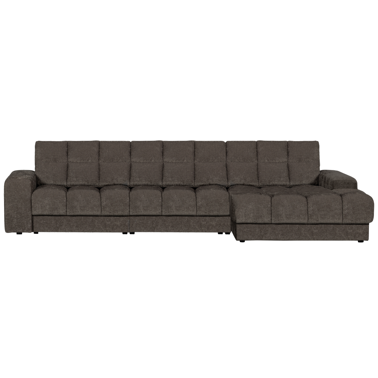 Second Date Chaise Longue Rechts Vintage Warm Grijs van WOOOD – Luxe comfort op maat van PureWonen. Vraag naar de beste prijs.