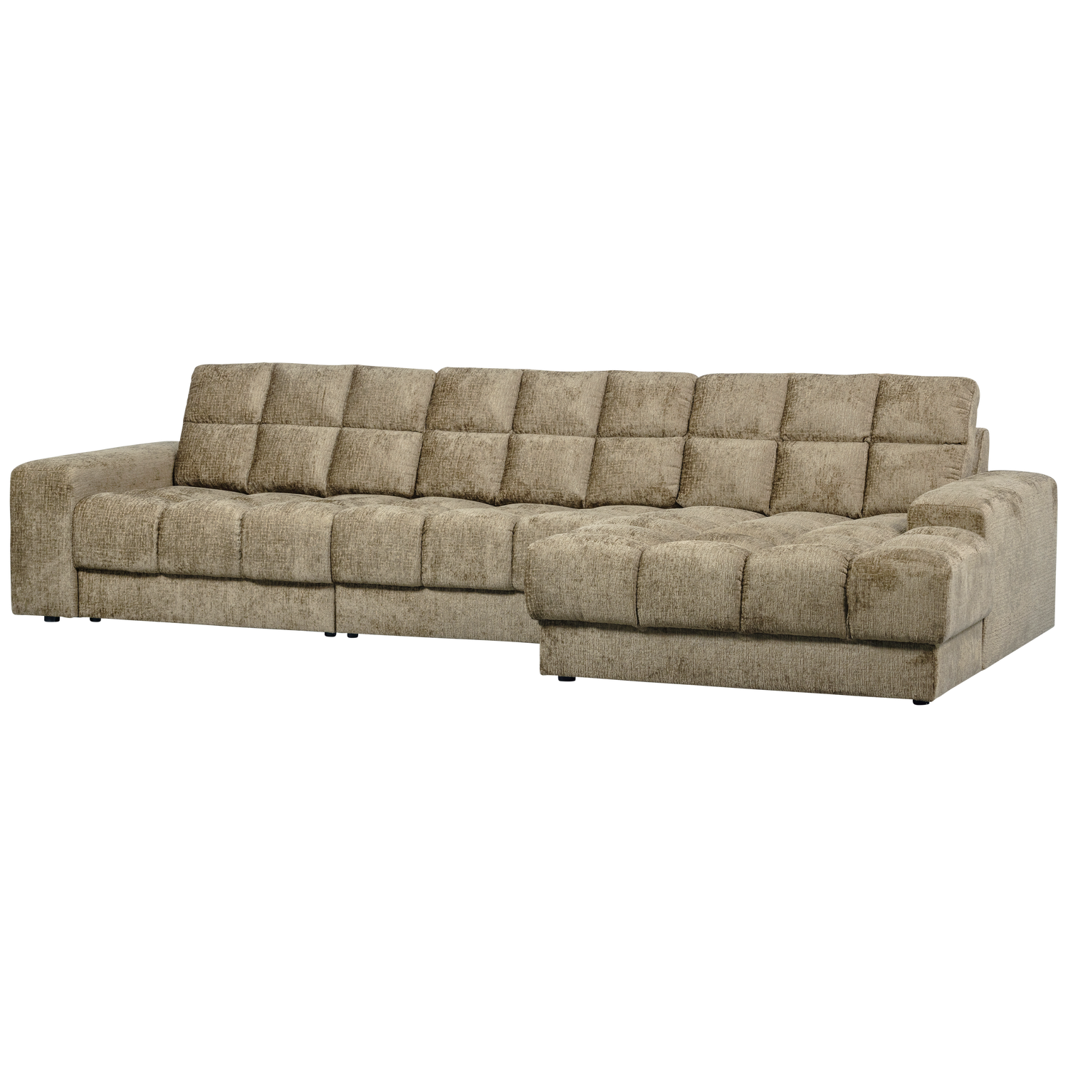 Second Date Chaise Longue Rechts Structure Velvet Wheatfield van WOOOD – Luxe comfort op maat van PureWonen. Vraag naar de beste prijs.