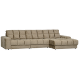 Second Date Chaise Longue Rechts Structure Velvet Wheatfield van WOOOD – Luxe comfort op maat van PureWonen. Vraag naar de beste prijs.