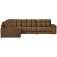 Second Date Hoekbank Links Structure Velvet Brass van WOOOD – Luxe comfort op maat van PureWonen. Vraag naar de beste prijs.