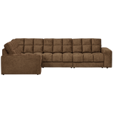 Second Date Hoekbank Links Structure Velvet Brass van WOOOD – Luxe comfort op maat van PureWonen. Vraag naar de beste prijs.