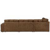 Second Date Hoekbank Links Structure Velvet Brass van WOOOD – Luxe comfort op maat van PureWonen. Vraag naar de beste prijs.