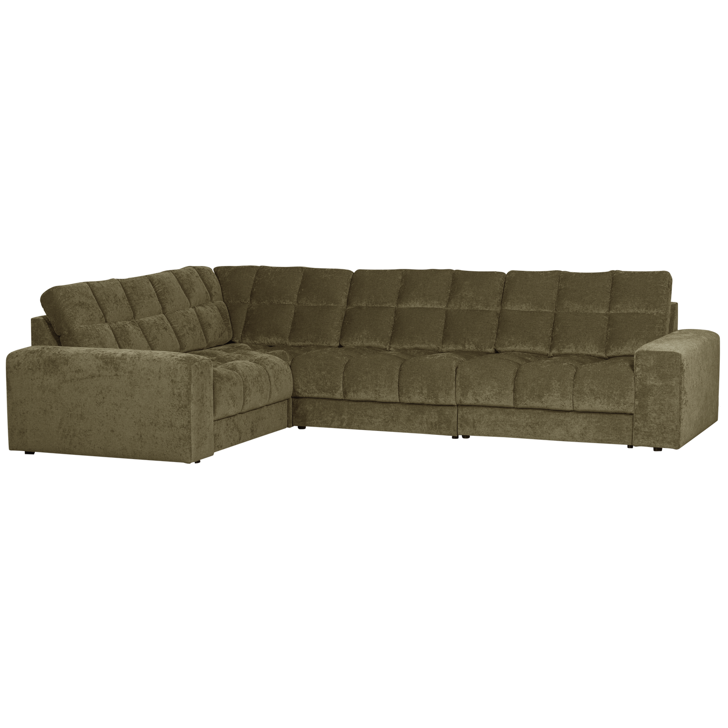 Second Date Hoekbank Links Vintage Groen van WOOOD – Luxe comfort op maat van PureWonen. Vraag naar de beste prijs.