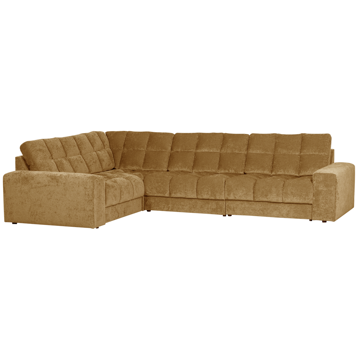 Second Date Hoekbank Links Vintage Goud van WOOOD – Luxe comfort op maat van PureWonen. Vraag naar de beste prijs.