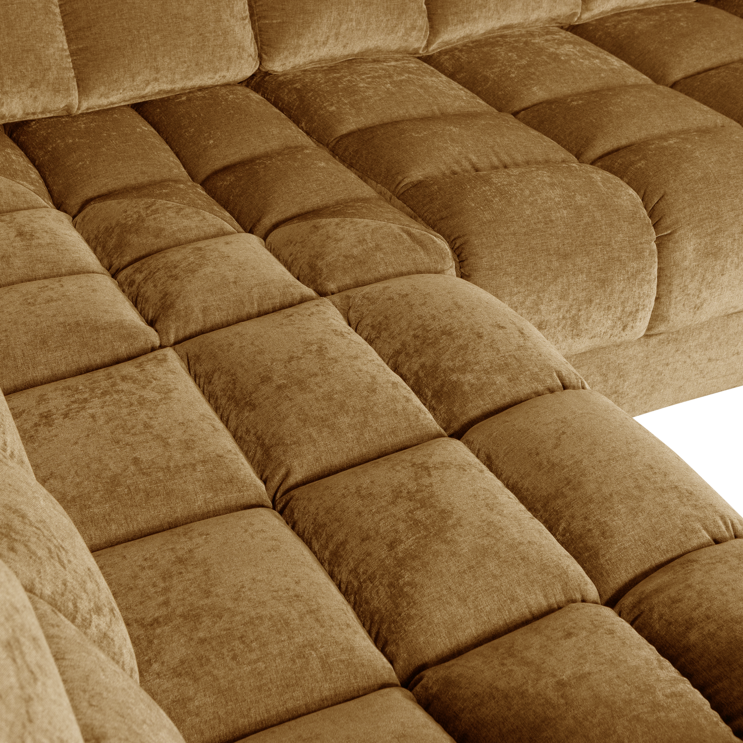 Second Date Hoekbank Links Vintage Goud van WOOOD – Luxe comfort op maat van PureWonen. Vraag naar de beste prijs.