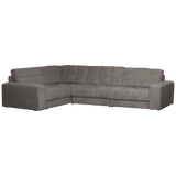 Second Date Hoekbank Links Grove Ribstof Terrazzo van WOOOD – Luxe comfort op maat van PureWonen. Vraag naar de beste prijs.