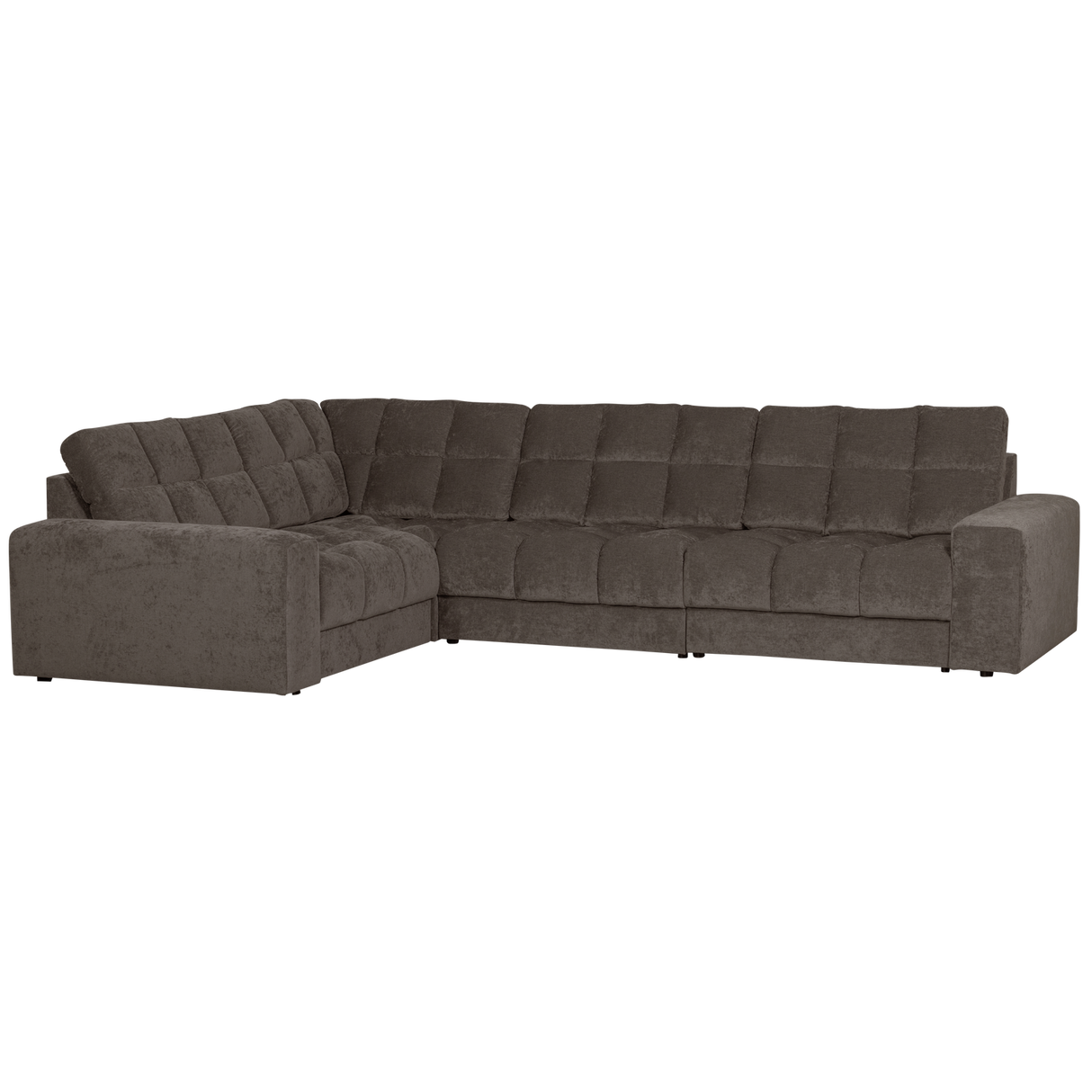 Second Date Hoekbank Links Vintage Warm Grijs van WOOOD – Luxe comfort op maat van PureWonen. Vraag naar de beste prijs.
