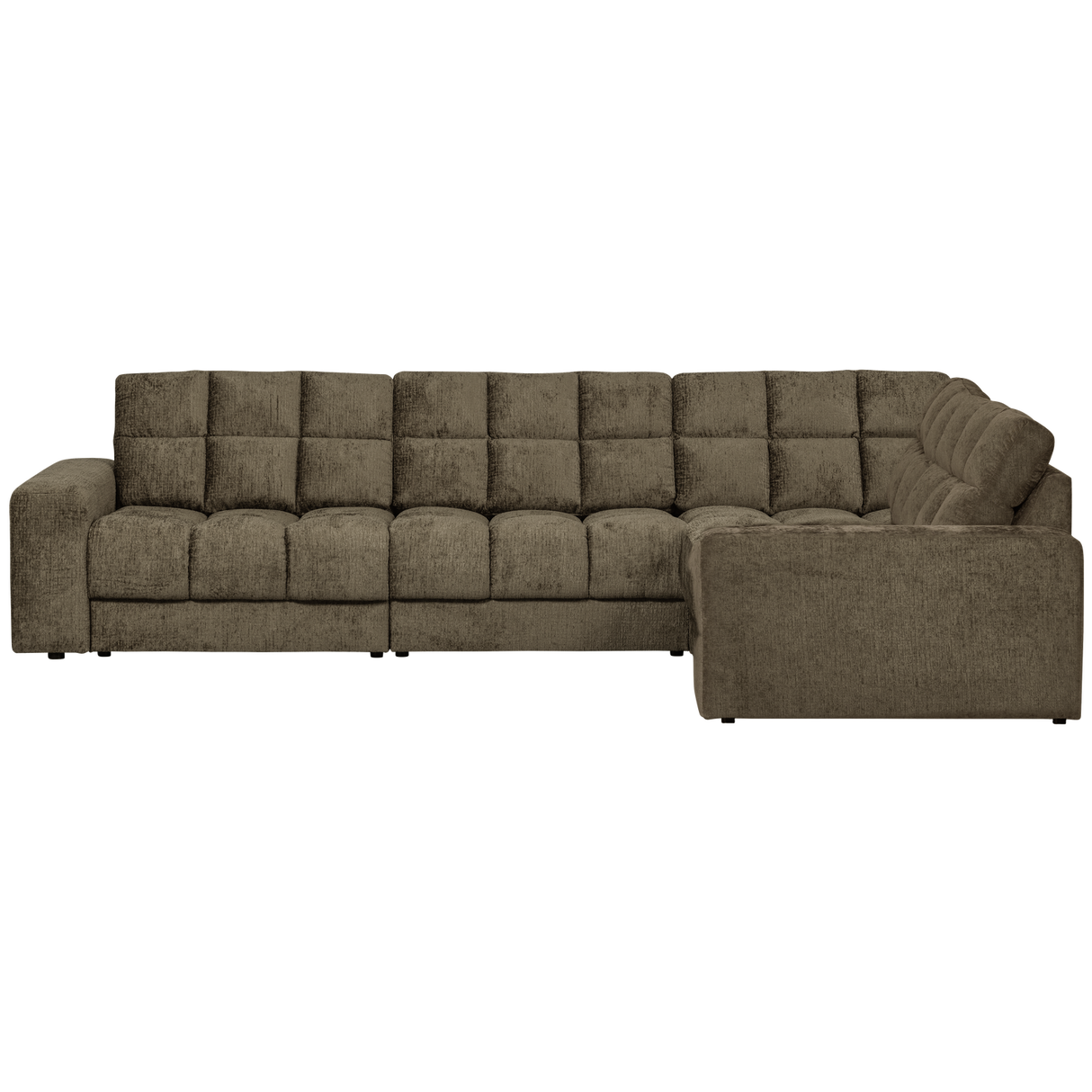 Second Date Hoekbank Rechts Structure Velvet Bonsai van WOOOD – Luxe comfort op maat van PureWonen. Vraag naar de beste prijs.