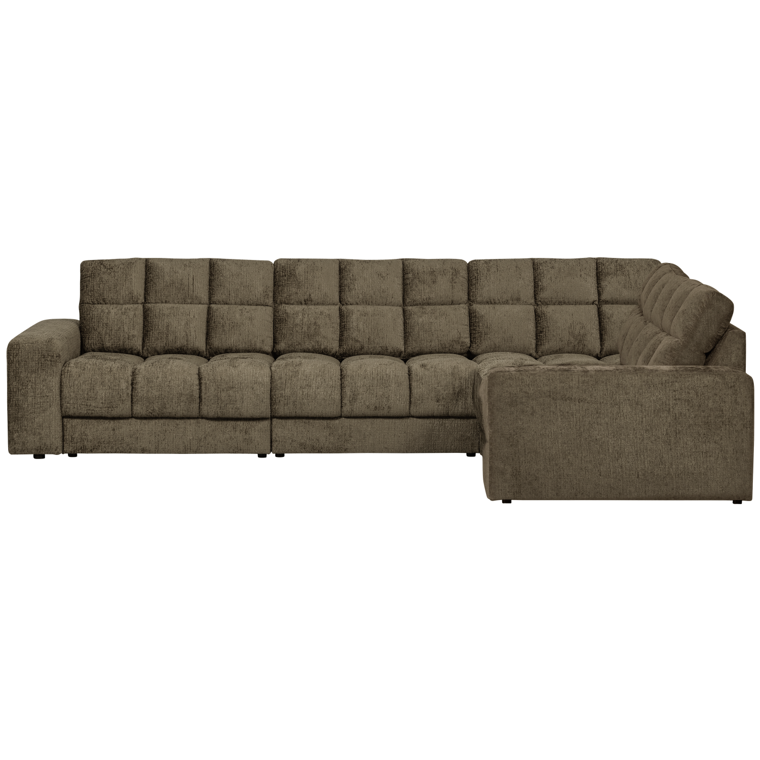 Second Date Hoekbank Rechts Structure Velvet Bonsai van WOOOD – Luxe comfort op maat van PureWonen. Vraag naar de beste prijs.