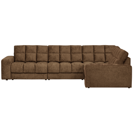 Second Date Hoekbank Rechts Structure Velvet Brass van WOOOD – Luxe comfort op maat van PureWonen. Vraag naar de beste prijs.