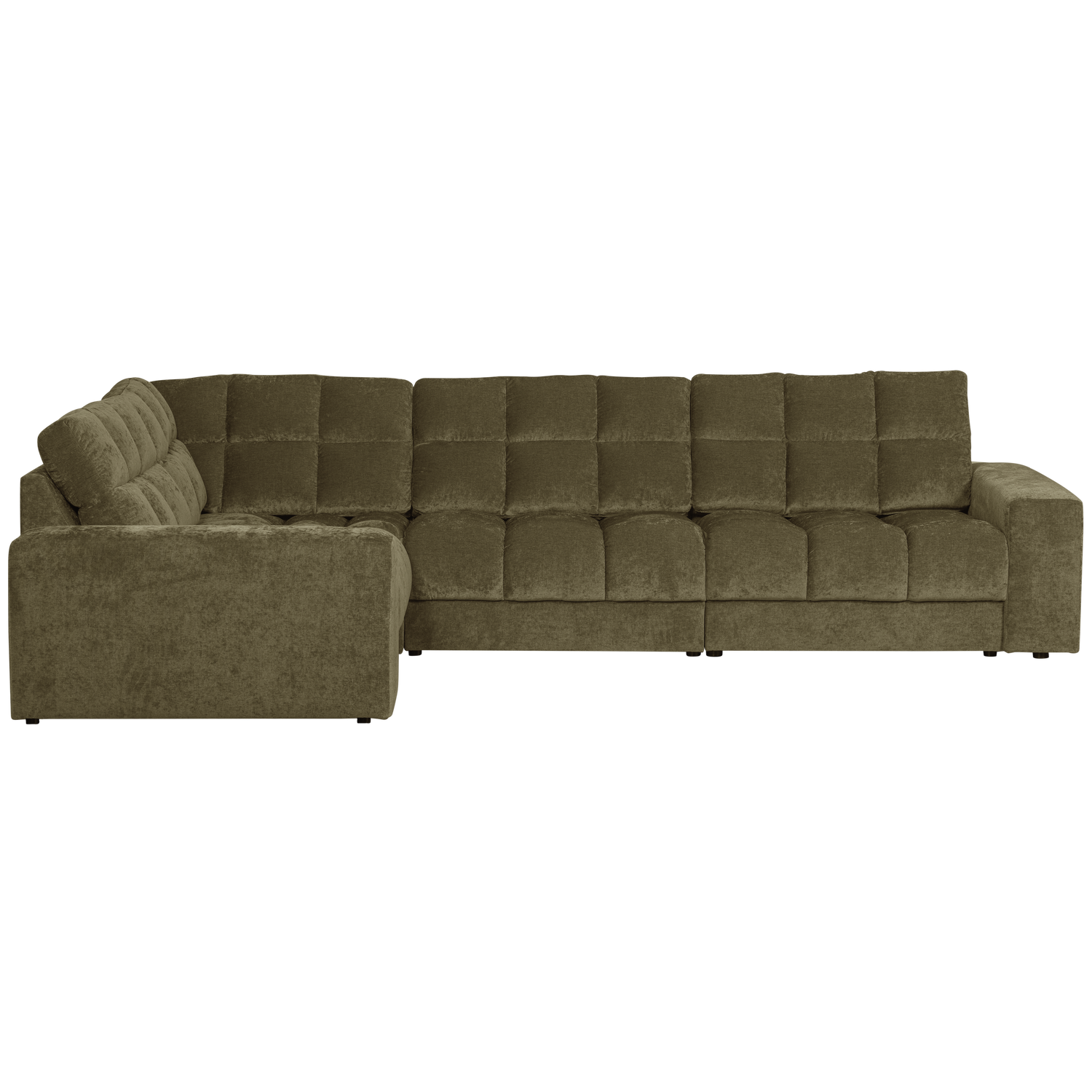 Second Date Hoekbank Rechts Vintage Groen van WOOOD – Luxe comfort op maat van PureWonen. Vraag naar de beste prijs.