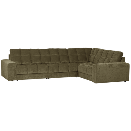 Second Date Hoekbank Rechts Vintage Groen van WOOOD – Luxe comfort op maat van PureWonen. Vraag naar de beste prijs.