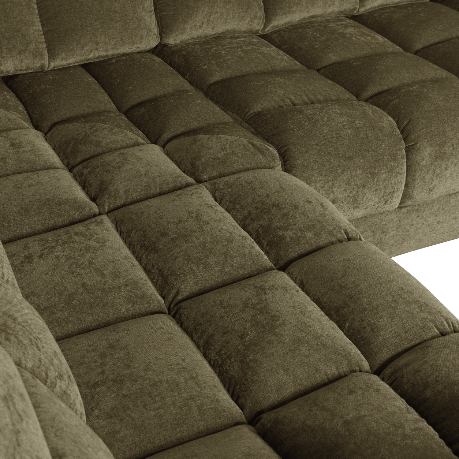 Second Date Hoekbank Rechts Vintage Groen van WOOOD – Luxe comfort op maat van PureWonen. Vraag naar de beste prijs.