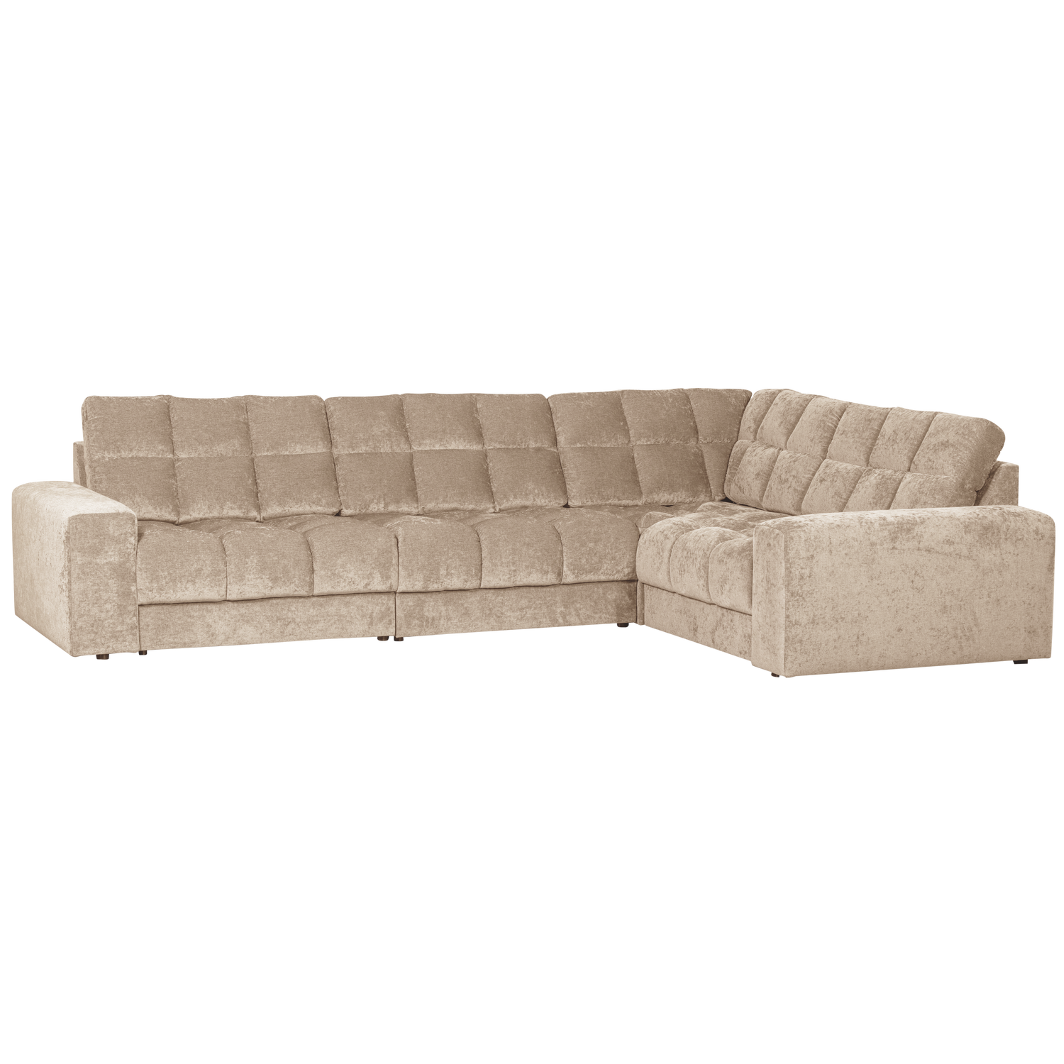 Second Date Hoekbank Rechts Vintage Nougat van WOOOD – Luxe comfort op maat van PureWonen. Vraag naar de beste prijs.