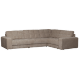 Second Date Hoekbank Rechts Grove Ribstof Mud van WOOOD – Luxe comfort op maat van PureWonen. Vraag naar de beste prijs.