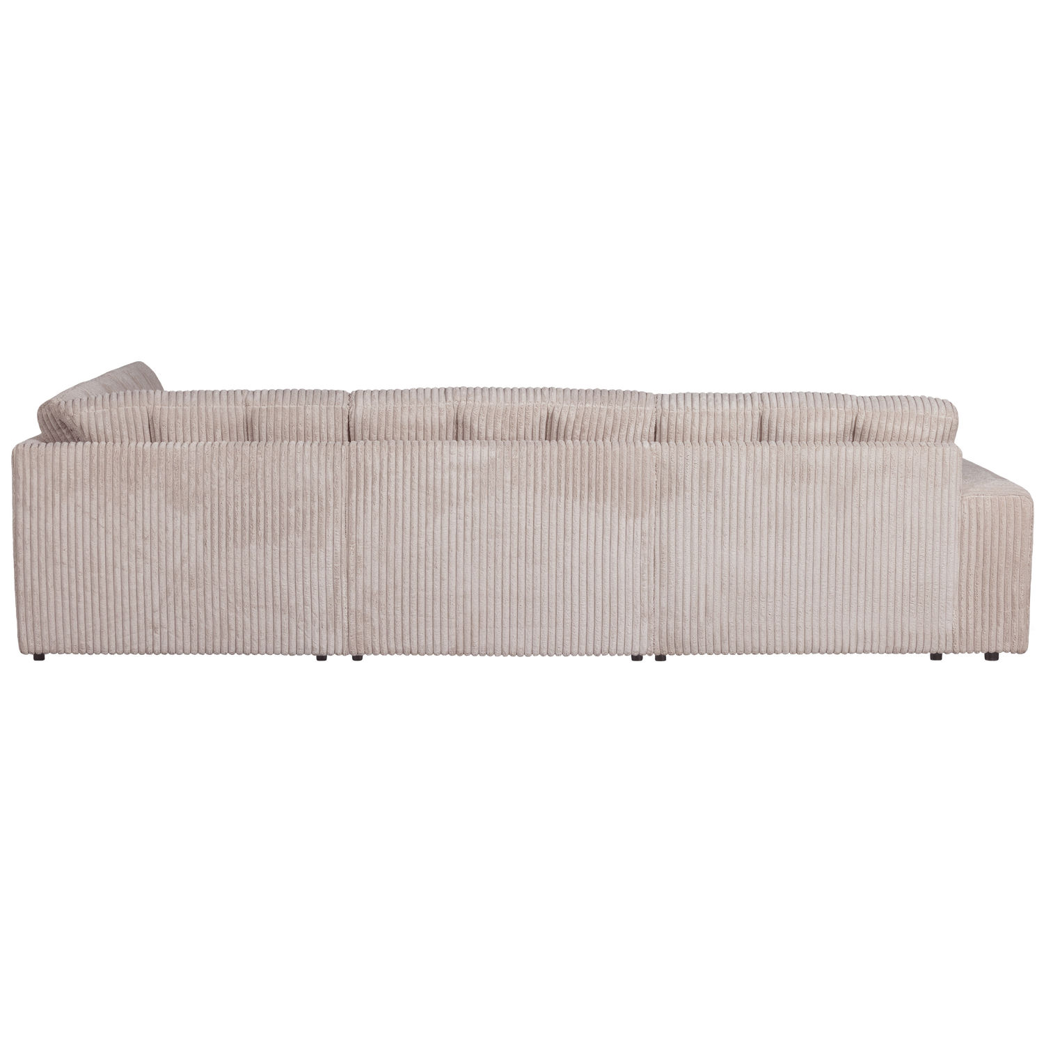 Second Date Hoekbank Rechts Grove Ribstof Naturel van WOOOD – Luxe comfort op maat van PureWonen. Vraag naar de beste prijs.