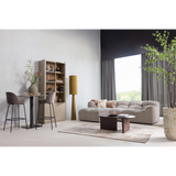 Loft Vloerlamp Xl Metaal/Boucle Tapenade 187x O35 Cm