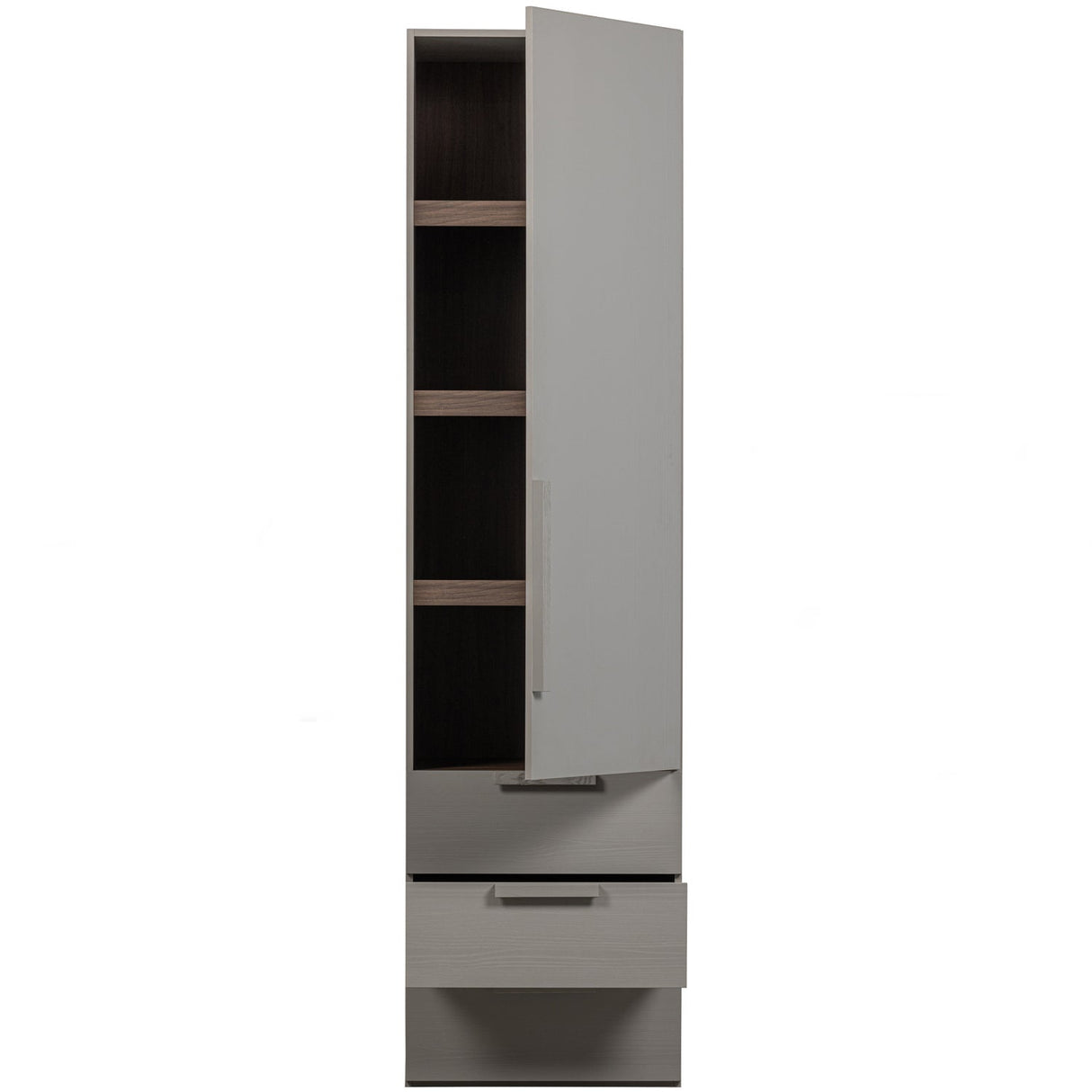Rens 1 Drs Legkast Greep Lang Noten/Kiezelgrijs [Fsc] van WOOOD – Luxe comfort op maat van PureWonen. Vraag naar de beste prijs.