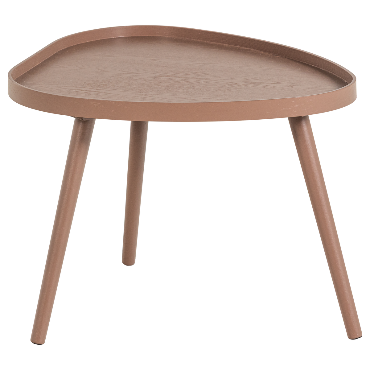 Mae Bijzettafel Organisch Mdf/Grenen Oudroze [Fsc]
