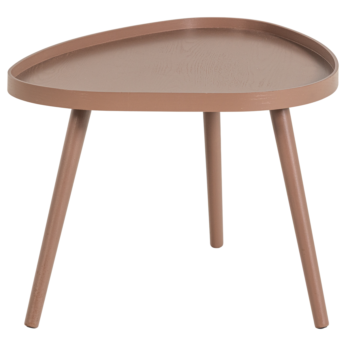 Mae Bijzettafel Organisch Mdf/Grenen Oudroze [Fsc]