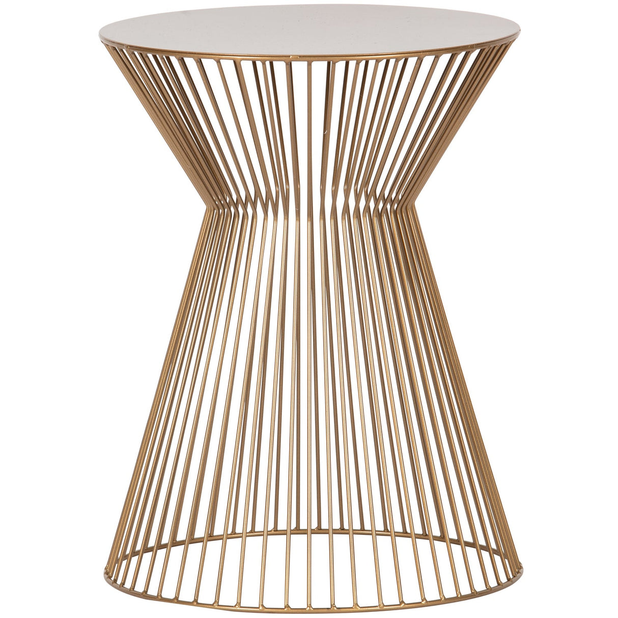 Suus Bijzettafel Metaal Goud van WOOOD – Luxe comfort op maat van PureWonen. Vraag naar de beste prijs.