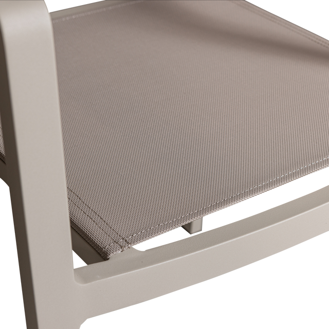 Fowl Tuinstoel Aluminium/Textileen Zand Set Van 2