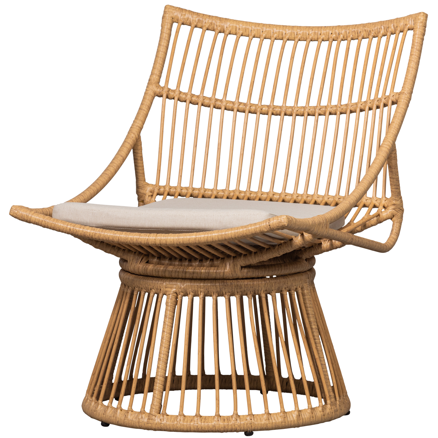 Alatna Tuinstoel Wicker Naturel van WOOOD – Luxe comfort op maat van PureWonen. Vraag naar de beste prijs.