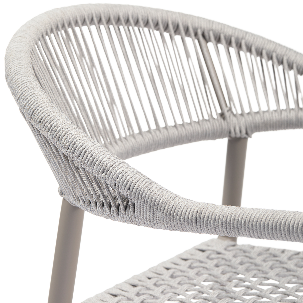 Yellow Tuinstoel Touw/Aluminium Lichtgrijs van WOOOD – Luxe comfort op maat van PureWonen. Vraag naar de beste prijs.