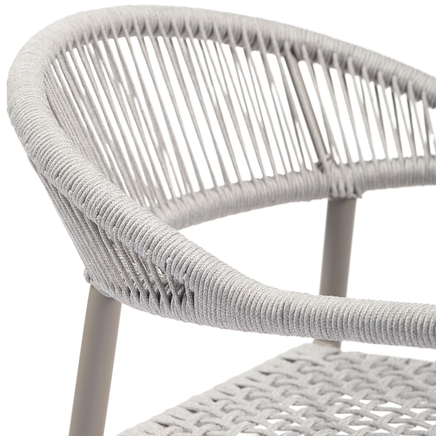 Yellow Tuinstoel Touw/Aluminium Lichtgrijs Set Van 2 van WOOOD – Luxe comfort op maat van PureWonen. Vraag naar de beste prijs.