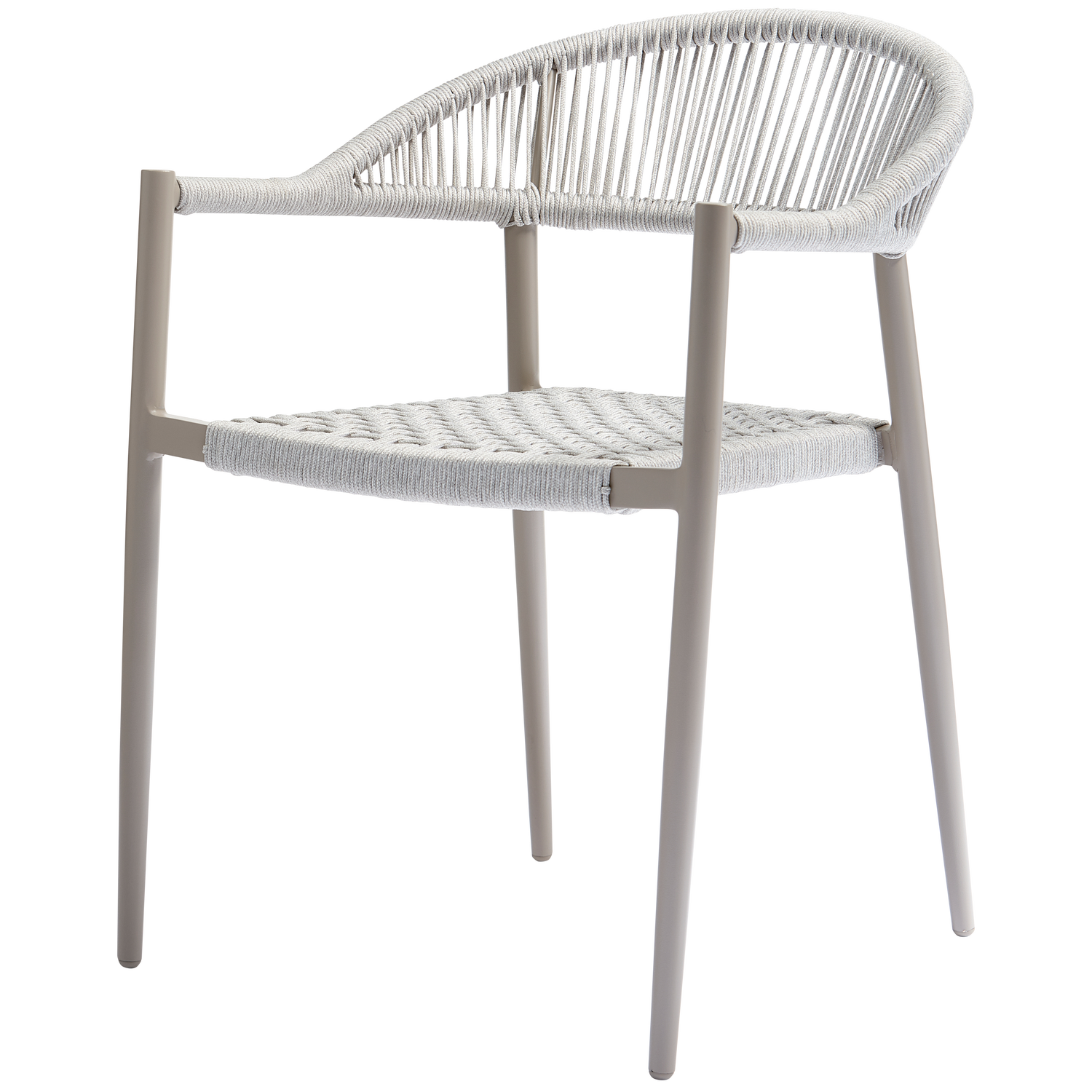 Yellow Tuinstoel Touw/Aluminium Lichtgrijs van WOOOD – Luxe comfort op maat van PureWonen. Vraag naar de beste prijs.