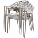 Yellow Tuinstoel Touw/Aluminium Lichtgrijs van WOOOD – Luxe comfort op maat van PureWonen. Vraag naar de beste prijs.