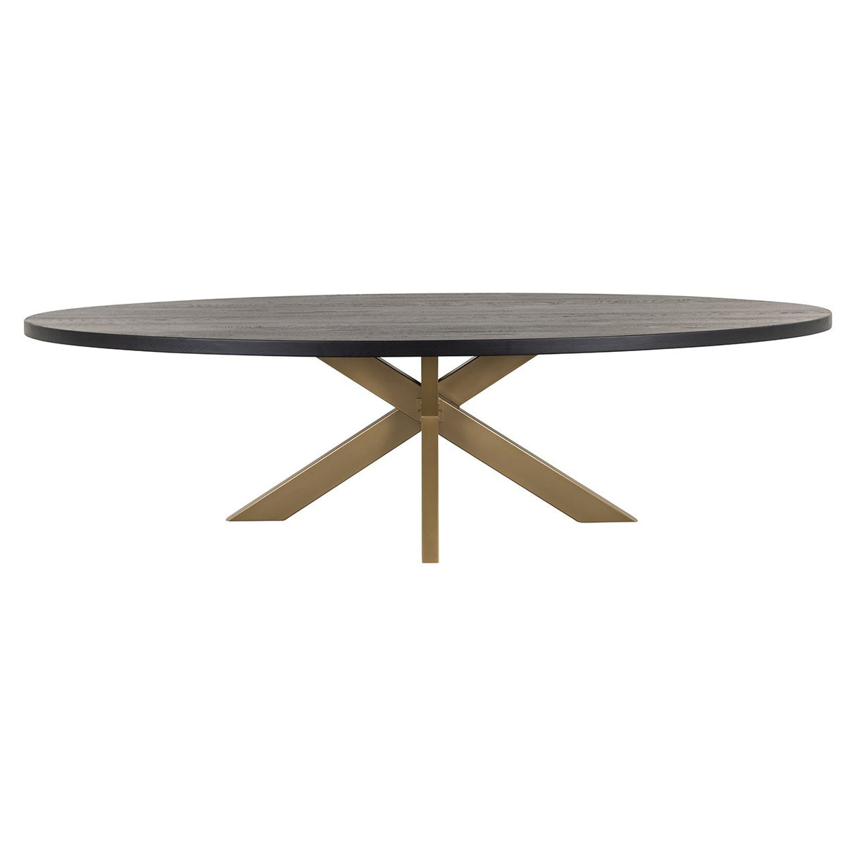 Eettafel Watson black 235 incl. spinpoot goud (Black) van Richmond Interiors – Luxe comfort op maat van PureWonen. Vraag naar de beste prijs.